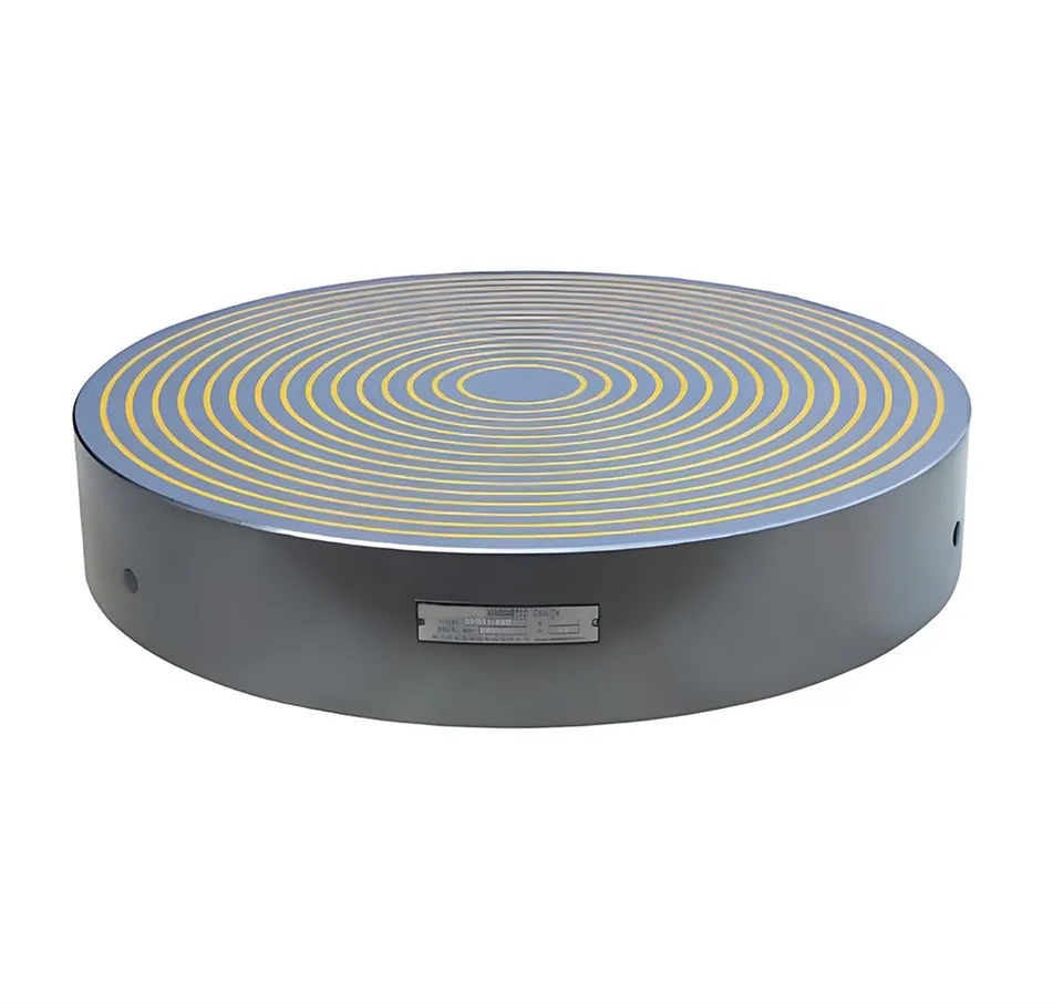 Rund elektromagnetisk chuck med koncentriske stænger